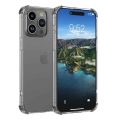 For Apple iPhone 15 Pro Case Crystal Clear Soft TPU Ultra-Thin Transparent Flexible Protective Mobile Phone Back Cover pani cover. 