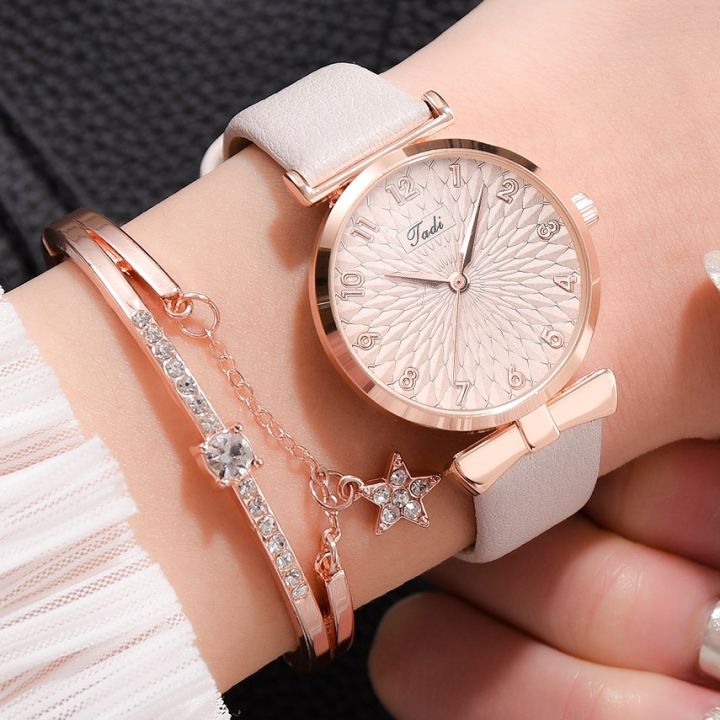 Women Watches Diamond Decoration Casuals Fashion Wristwatch Elegant Luxury Ladies Watch