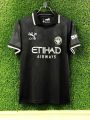 Man city Black colour premium quality Away kit trending Jersey. 