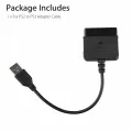 For PS2 to PS3 Controller Adapter PlayStation 2 to USB Cable for PC PlayStation3 - 310573106. 