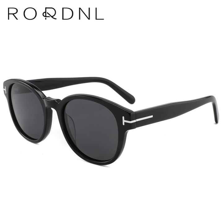 Fashion Polarized Tom Wholesale Sunglasses in Bulk for Men Women Luxury Brand Round Sun Glasses Italy Acetate Anti-glare UV400