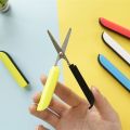 Folding Scissors Anti Cutter stainless Scissor Stationery Paper cut Office Student School. 