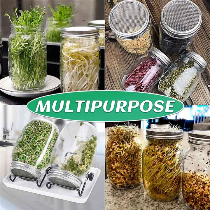 Seed%20Sprouting%20Jar%20Kit%20Sprout%20Maker%20Parts%20Sprout%20Maker%20with%202%20Wide%20Mouth%20Mason%20Jars%20Bean%20Sprouts%20Growing%20Kit%20Growing%20Jar%20with%20Mesh%20Screen%20Lids%20-%20Image%206