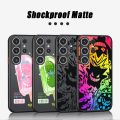 Pokemon Gengar Matte Case For Samsung Galaxy S22 S23 S20 S21 FE S10 S9 Plus S24 S24Ultra Capa Note 20 Ultra 10 Lite Phone Fundas. 