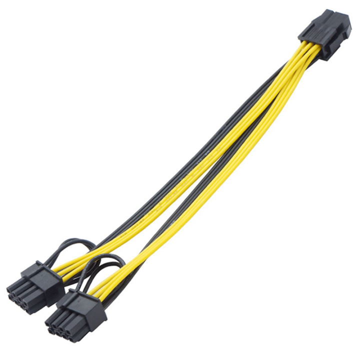 10Pcs%20Graphics%20Card%20Power%20Cable%206%20Pin%20Female%20To%20Dual%208%20Pin%20Male%20Adapter%20Cable%206+2%20Pin%20Extension%20Cable%20for%20Graphics%20Card%20-%20Image%205