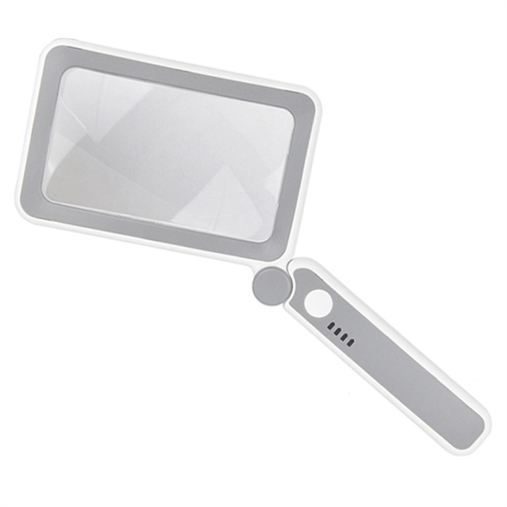 【100%-New】 Lighted Magnifier for Close Work 3.5X LED Illuminated Rectangular Magnifier