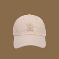 RStandard Peaked Cap Anti-DDoS Sun Hat Women's Big Head Circumference Slimming Face Little Wild Korean Style Soft Top Fashion Couple.