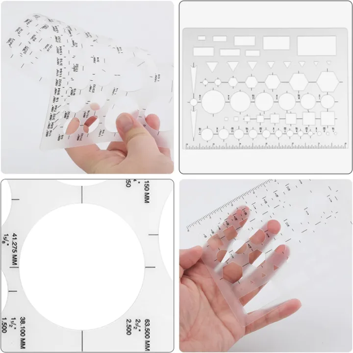 6pcs%20Circle%20Template%20for%20Drafting,%20Geometric%20Shape%20Stencils%20Circle%20Square%20Measuring%20Ruler%20for%20Building%20Formwork%20Drawing%20-%20Image%206