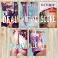 Off-Campus Series (The Deal, The MistakeThe Mistake, The Score, The Goal, The Legacy) by Elle Kennedy (Premium Paper and Matte Covers). 