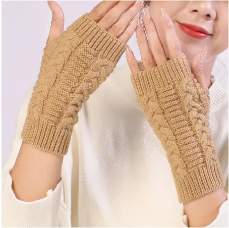 New%20Women%20Fashion%20Winter%20Fingerless%20Gloves%20Girl%20Warm%20Soft%20Wool%20Knitted%20Mittens%20Wrist%20Arm%20Hand%20Half%20Finger%20Elastic%20Short%20Gloves%201Pair%20-%20Image%205
