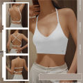 【Versatile】 Women Invisible Bra Deep U Plunge Bras Top for Dresses with Transparent Strap Push Up Strapless Underwea. 