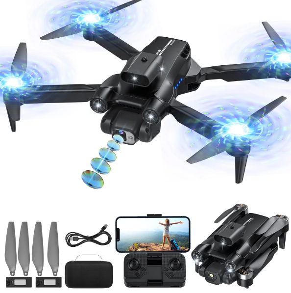 4K WIFI FPV Dual Full HD Camera Dual Battery Dual Brush Fan
