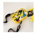 New Mickey wallet women's cartoon backpack single shoulder bag handbag bag leather bag. 