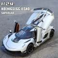 1:24 Koenigsegg Jesko Die-Cast Vehicles Alloy Model Car Toys For Gift Collection.