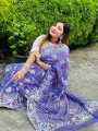 Dhupian Screen Print Saree for Women.