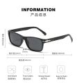 reggaeon Brand Polarized Driving Men Sunglasses Square Mission Impossible 4 Tom Cruise Style Sun Glasses UV400 Oculos De Sol. 