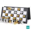 Magnetic Chess Board - 14 Inch / 37 cm - Big Size - Folding Portable Chess - Travel Game.