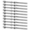 50 Pcs Stainless Steel Railing Tensioner For 1/8 Inch Cable Wire. 