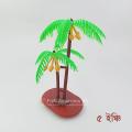 Aquarium Decoration Plant  Coconut Tree Aquarium Artificial Plastic Plant (5 inches). 
