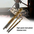 100/50pcs Titanium Coated HSS High Speed Steel Drill Bit Set Tool. 