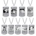 Anime One Piece Necklace Luffy Zoro Ace Law Nami Stainless Steel Pendant Fashion Man Woman Cosplay Accessory. 