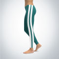 Maskyou White Track Leggings. 