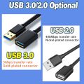 USB 3.0 Extension Cable Male To Female Fast Transfer Data Cable for PC TV Car DVR Hard Disk USB 3.0 2.0 Extender Cord Cable. 