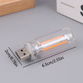 Retro USB LED Filament Touch Dimming Bulb 5V Retro LED Edison Bulb Night Light Camping Incandescent Decorative LED Lighting.