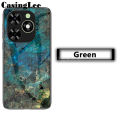 For Tecno Spark 20C Case Fashion Marble Tempered Glass Protector Soft Frame Silicon Cover For Tecno Spark 20C Back Cover Phone Cases. 
