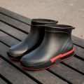 Korean Style Rubber Shoes Fashion Water Boots Thick High-End Rain Boots Rain Boots Waterproof Shoes Girls Good-looking Internet CelebrityinsPersonality. 