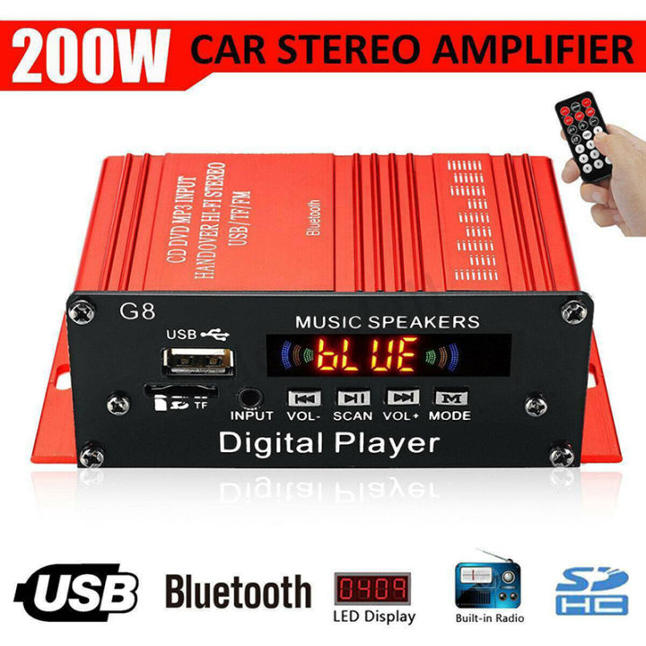 G8%20Car%2012V%20200W%202%20Channel%20Digital%20Power%20Amplifier%20Stereo%20bluetooth%20AUX%20FM%20MP3%20Fengshi%20-%20Image%202
