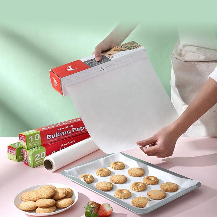 Easy Cut Kitchen Use White Silicone Parchment Reusable Baking Paper Roll
