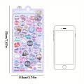 Creative Candy Ghost Rabbit Drop 3D Relief Stickers Scrapbooking Diy Diary Stationery Sticker Decor Cute Aesthetic Stickers. 