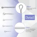 175pcs split cotter pin clip fastener pin Set. 