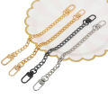 Chain Bag Strap Accessories 20cm Extension Chain Bag Metal Chain Solid Color DIY Chain Durable Gold Silver Black Belts Huiye.