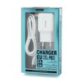 REMAX RP-U22 Charger set 2.4A fast charging dual put and black colour.. 