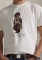 Polo Ralph Lauren Round Neck T-Shirt Men's Polo T-Shirt Bear Pony - White.