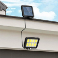 LED Solar Split Wall Lamp 3 Mode Waterproof Motion Sensor Lamps Garden Street Lighting Solar Lamp for Garden Security A. 