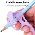 1/5pcs Silicone Pencil Grips Three Fingers Fixed Handwriting Posture Correction Grip Trainer Kids Pencil Holder Writing Grip. 
