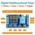 Digital Multifunctional Timer Counter Countdown Tigger Cycle Loop LED Display 5V-30V. 