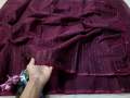 Jam Color Half Silk Chumki Saree Traditional Saree Stylist and Fashionable Only Shree  For Woman. 