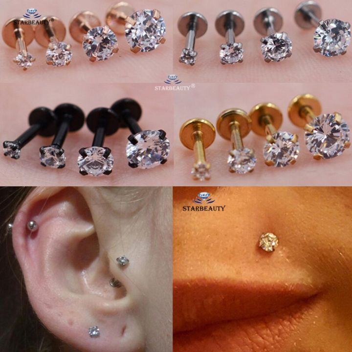 4Pcs%2016G%206/8mm%20Rod%20Crystal%20Tragus%20Piercing%20Labret%20Lip%20Ring%20Nose%20Piercing%20Oreja%20Helix%20Ear%20Studs%20Conch%20Pircing%20Cartilage%20Earrings%20-%20Image%204