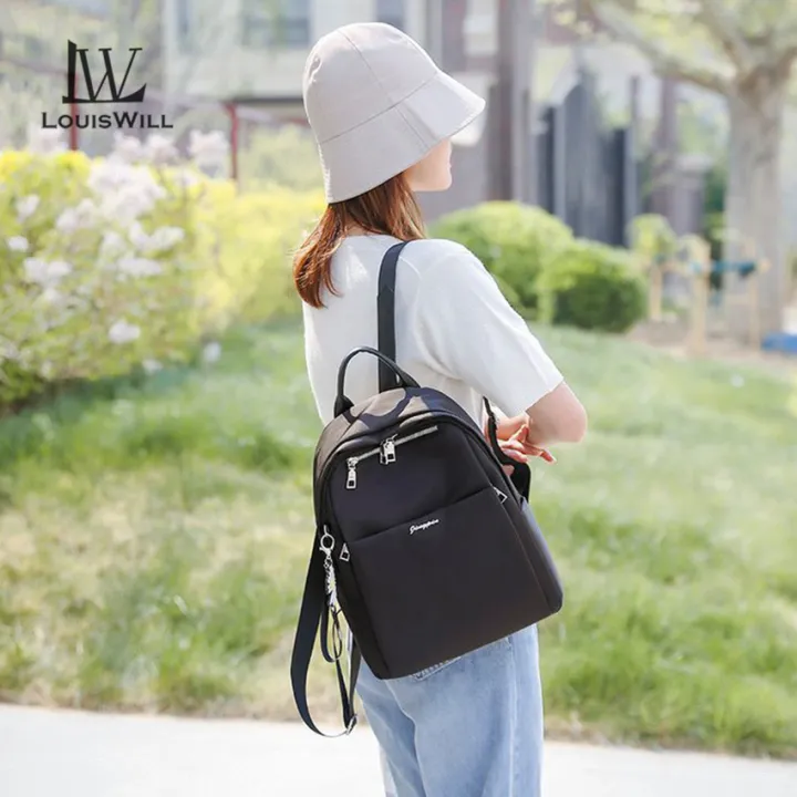 LouisWill%20Woman%20Backpack%20Candy%20color%20Shoulder%20Bags%20Fashion%20Daisy%20Ornament%20Backpack%20Shoulder%20Bags%20PU%20Women%20Bag%20Large%20Capacity%20Premium%20Oxford%20Travel%20Hiking%20Outing%20Backpack%20-%20Image%209