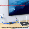 Extender LAN Cable Adapter 1000Mbps Game switch RJ45 Ethernet Splitter Adapter Gigabit Network Cable Splitter box Plug and Play.