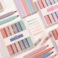 6pcs/set Soft Tip Highlighter Double Head Kawaii Marker Pen DIY Photo Album Fluorescent Pen Student Stationery - Sustainable Option.