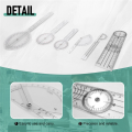 LKPCIGCXM 6Pcs Spinal Ruler Spinal Finger Goniometer Protractors Multi-Ruler Angle 180/360 Degree Measuring Tool. 