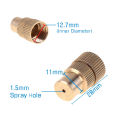 Adjustable Sprayer Nozzle Brass for Gardening Fogging Spray Irrigation.