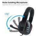 SA816 Gaming Subwoofer Headset For Xbox one/PC/Phone/PS4 with Noise Cancelling Microphone, Volume Control Earbud Headphones.