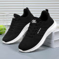 Sneakers women's 2024 spring and autumn single shoes cross-border Shein Daifa Korean version of flying woven soft-soled casual breathable running shoes.