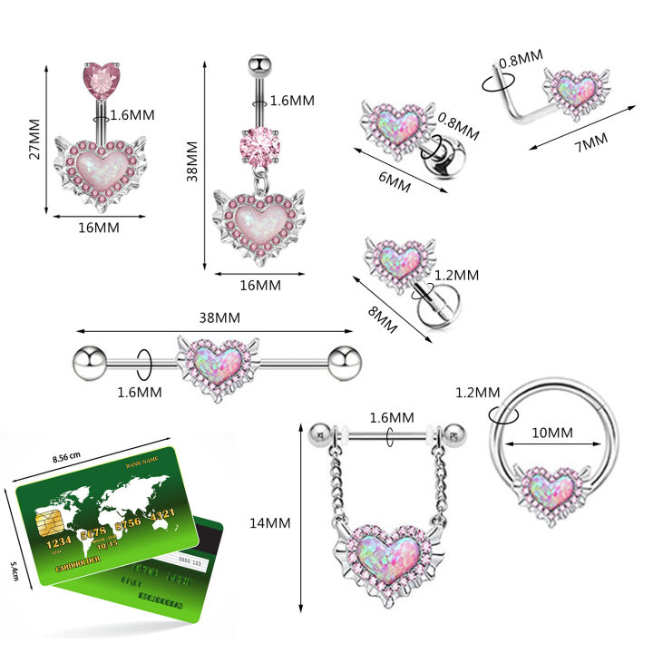 1pcs%20Pink%20Opal%20Heart%20Navel%20Ring%20Chest%20Ring%20Nose%20Nail%20Nose%20Piercing%20Belly%20Ring%20Piercing%20Cartilage%20Earring%20Body%20Piercing%20Jewelry%20-%20Image%206